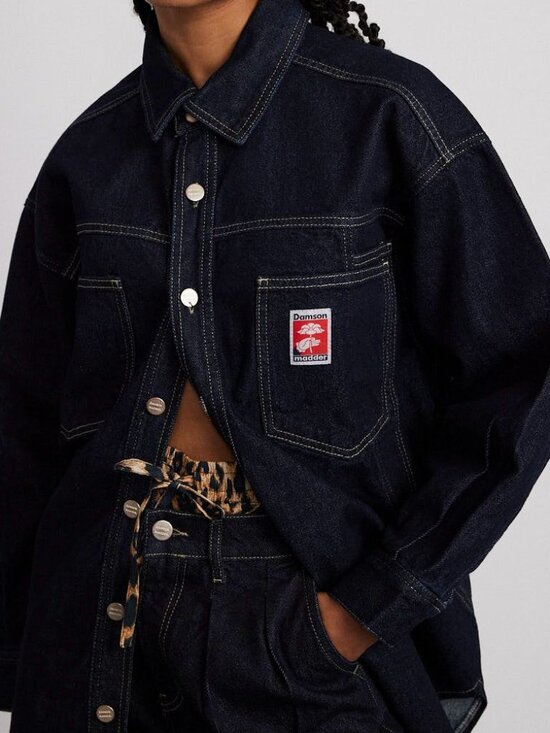 Damson Madder Jackets & Blazers - Damson Madder Dark Indigo Denim Set | Jacket: UK 8 / US 4 | Jeans: UK 10 / US